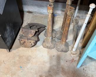 iron pedastals