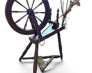 Primitive Antique Spinning Wheel