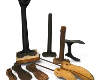 Cast Iron Cobblers Shoe Stands, Anvils Stretchers