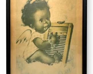 Washboard Blues Print by Charlot Byj 15 x 12