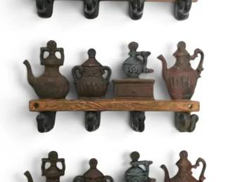 3 Cast Iron Wall Hooks