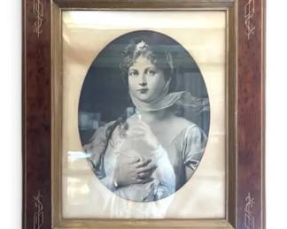 Framed Queen Louise of Prussia Print 23 x 27