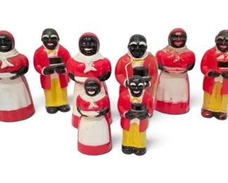 Vintage Plastic Salt Pepper Shakers by Miss Martha