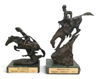 Frederick Remington Reproduction Bronze Sculptures The Cheyenne Mountain Man