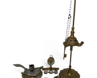 Copper Candle Holder, Oil Lamp, More