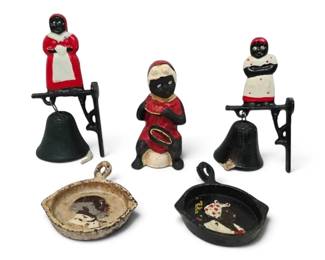 Small Cast Iron Bells, Miniature Skillets More
