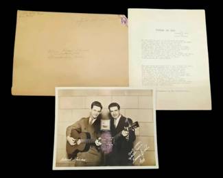 Photo and Lyrics to Moonlight and Skies by Raymond E. Hill Jimmie Rodgers