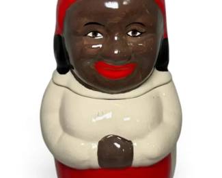 McCoy Pottery Black Americana Woman Ceramic Cookie Jar