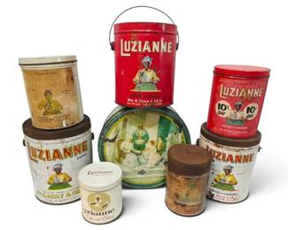 Vintage Luzianne Metal Tins