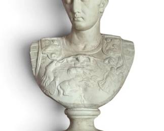 Julius Caesar Plaster Bust