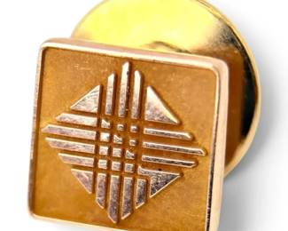 10k Gold Square Pin 1.25g