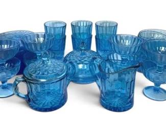 Anchor Hocking Sapphire Blue Glassware