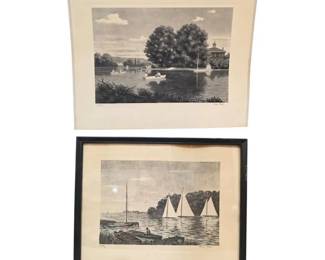 Sailing Art Prints Signed Fermin Rocker 11 x 14