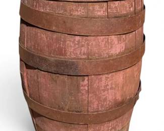 Antique Wood Barrel