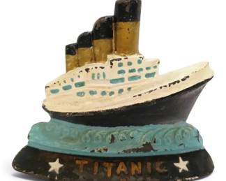 Titanic Cast Iron Doorstop