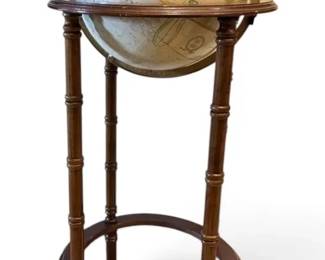 MCM Terrestrial Wood Standing Floor Globe