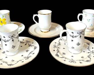 Vintage Royal Victoria Fine Bone China Sets