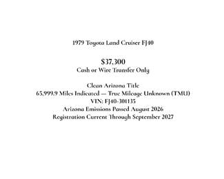 Pricing Landcruiser