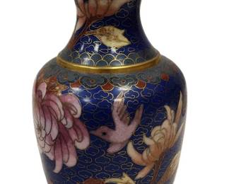 SMALL CLOISONNE VASE