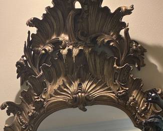 18th C. Baroque / Rococo Giltwood Mirror