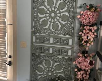 Antique Iron Fretwork Door