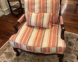 Louis XV Style Open Arm Bergere’ 