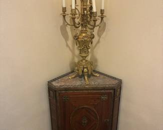 Pair of Louis XV Gilt Bronze Candelabrums