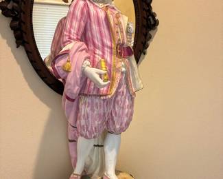 Signed Late 19th Pair Bisque Figures Vion & Baury/ Jean Gille- Gille Jeune