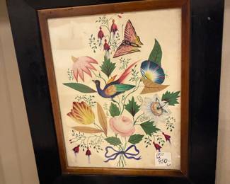 18th C. Paper Decoupage 