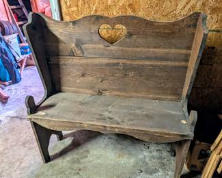 Cottage Core bench