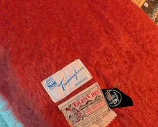 100% mohair blanket