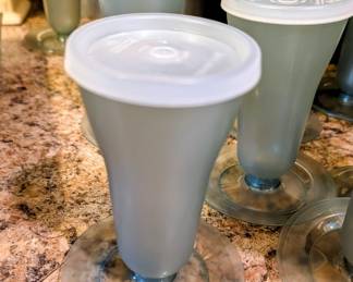 Vintage Tupperware parfait cups