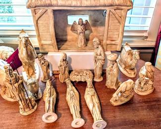 Byron molds Nativity set