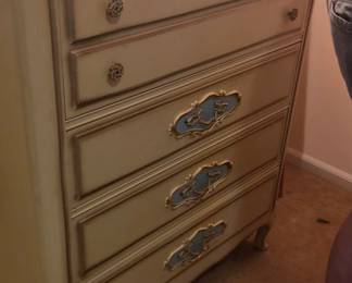 #38 Bedroom chest of drawers 4 drawers 34x18x42 (as-is finish) $40.00