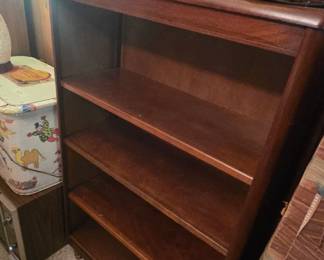 #81 Laminate book shelf 3 shelves 30x12x47 $35.00