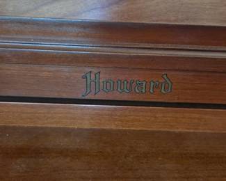 #9 Howard upright piano by Baldwin with wood bench (you move) $75.00