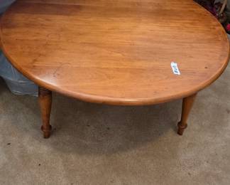 #65 Round coffee table 35 roundx16 (as-is finish issues) $35.00