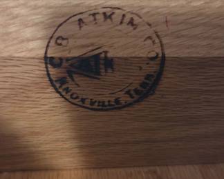 #55 C. B. Atkin Co. Chest of drawers with 5 drawers (as-is finish issues) $75.00
