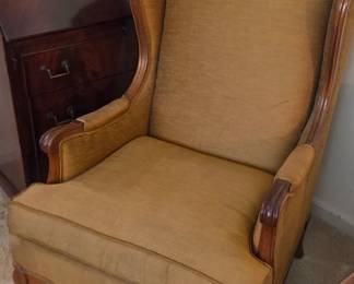 #10 Broyhill Premiere chair mustard color (as-is fabric) $45.00