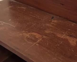 #61 Southern Bell Telephone and Telegraph Co. Wood shelf 1 shelf 34x11x44 (finish issues) $75.00
