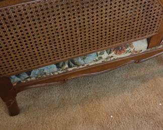 #2 Broyhill Premiere flower chair lattice arms $50.00