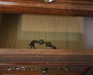 #18 Rolltop desk 7 drawers (one pull detached) 48x22x42 (as-is finish) $45.00