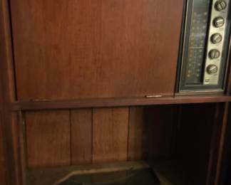 #25 Magnavox Media cabinet (as-is missing internal electronics) 34x20x56 (heavy you move on Saturday) $40.00