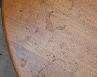 #65 Round coffee table 35 roundx16 (as-is finish issues) $35.00