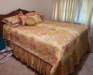 #53 Full headboard and foot board with slats and rails $30.00 #54