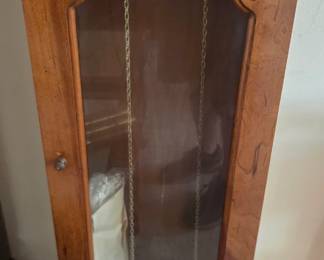 #5 Tempis Fugit Grandfather clock with weights 71x915 $200.00