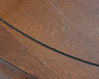 #4 Wood coffee table with one drawer 60x24x17 (as-is finish) $125.00