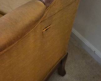 #10 Broyhill Premiere chair mustard color (as-is fabric) $45.00