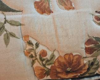 #1 Broyhill Premiere 84" flower sofa lattice arms $125.00