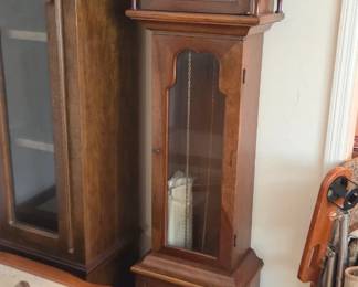 #5 Tempis Fugit Grandfather clock with weights 71x915 $200.00